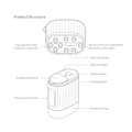 Electric Scalp Massager Growth Oil Serum Comb Waterproof Head Scratcher Regrowth Hair Treatment Red Light EMS Current. 