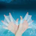Swimming Hand Finger Fin Learning Swimming Pool Accessory Finger Wear Hand Web Flippers Training Diving Gloves Swim Pool Paddles. 