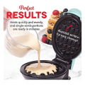 Mini-Maker Suitable for Single Waffle, Which is Easy to Clean UK Plug. 