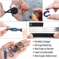 Button Extenders for Jeans, 6 Sizes Pants Button Waistband Extender, Flexible Adjustable Elastic Waist for Women Men. 