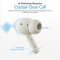 QCY Buds QT43 True Wireless Earbuds Fabric Texture and Ergonomic Design Earbuds.