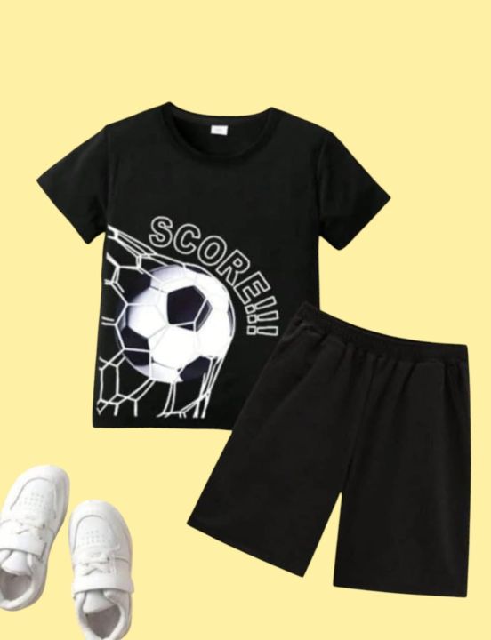 Baby%20Boy%20Summer%20Short%20Sleeve%20T-shirt%20Tee%20Shorts%202%20Pcs%20Outfits%20Set%20used%20children%20baby%20comfortable%20T-shirt%20and%20pant%20-%20Image%204