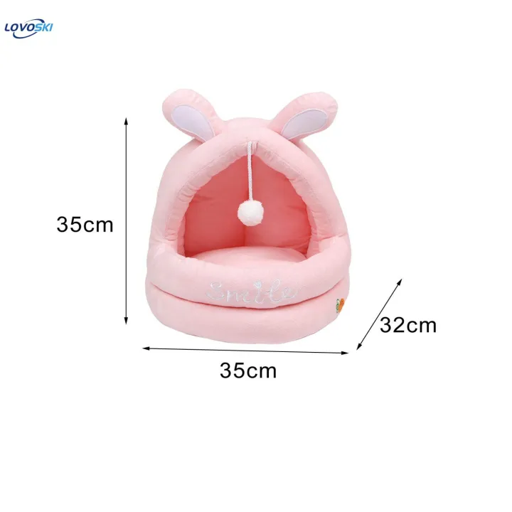 Lovely%20Cat%20Nest%20Comfortable%20Universal%20Cat%20Bed%20House%20for%20Cats%20and%20Small%20Dogs%20S%20Pink%20-%20Image%209