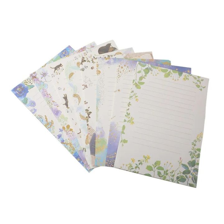 8pcs%20Exquisite%20Colored%20Letter%20Paper%20Creative%20Little%20Fresh%20Writing%20Paper%20Cute%20Letter%20Pads%20for%20Envelope%20Stationery%20Office%20Supplies%20-%20Image%206