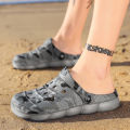 Sandals for Men Women Sandals Men Slippers Slippers for Women Hole Shoes Beach Shoes Two Wear Men Sandals Plus Size 36-45.