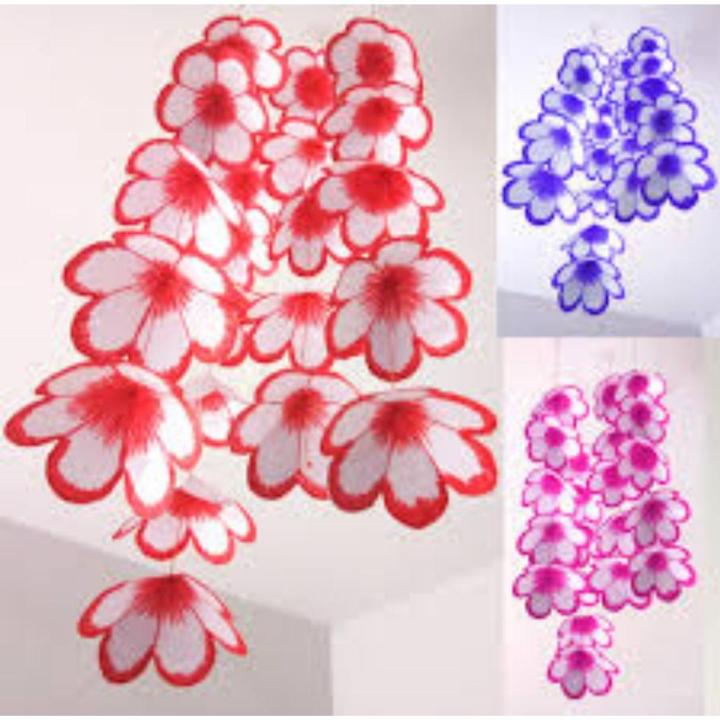 37. Wall Hanging Paper Flowers - DIY Wall Decor Paper Craft - Paper Flower