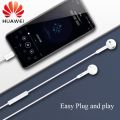 Earphone USB Type-C Jack In Ear Headphone Headset Mic Volume Huawei Nova 5T P30 P20 Pro.