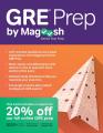 GRE Prep by Magoosh (White Print). 