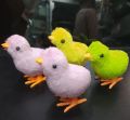 Clockwork Plush Chicken Simulation animal plush jumping stail children's toys -1pcs.