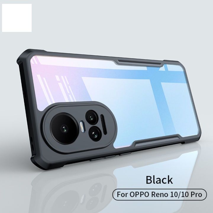 For Oppo Reno 10 / Reno 10 Pro 5g Xundd Shockproof Bumper Clear Acrylic Mobile Phone Case For Oppo Reno 10 / Reno10 Pro 5g Back Cover
