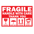 Fragile Handle with Care sticker Care Mark Please Tag With Shipping For Express Label Stickers Fragile.
