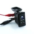 Car Auto DC 5V 2.4A Socket Splitter LED Dual Port USB Charger Plug Power Adapter(null). 