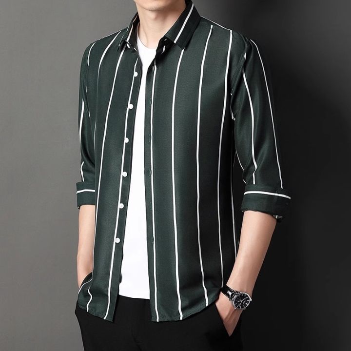 Plus%20Size%205XL-M%20High%20Quality%20Business%20Formal%20Striped%20Shirts%20Men%20Long%20Sleeve%20Casual%20Slim%20Fit%20Tuxedo%20Shirts%20Social%20Club%20Clothing%20-%20Image%202