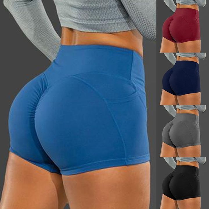 Sport%20Shorts%20Women%20High%20Waist%20Yoga%20shorts%20Elasticated%20Seamless%20Fitness%20Leggings%20Push%20Up%20Gym%20Training%20Tights%20Yoga%20Sport%20Short%20-%20Image%204