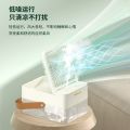 Desktop mini humidifier fan portable charging nano spray cooling fan atmosphere night light refrigeration water tank air cooler. 
