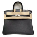 The first layer of cowhide platinum bag, touch crocodile skin, togo calfskin women's bag, genuine leather large-capacity handbag. 