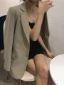 UNXX Blazer Jackets for Women 2022 Black Blazers Office Lady Korean Coats Laides Tops Veste Dameskleding Veste Tailleur Femme. 