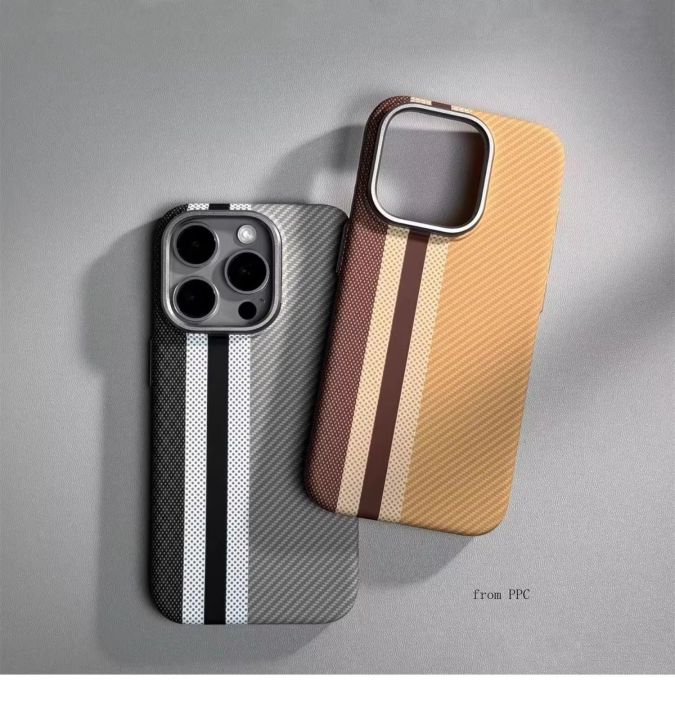 For%20iPhone%20LUXO%20Life%20Carbon%20Fiber%20Texture%20Matte%20Bumper%20Alloy%20Lens%20Wireless%20Charging%20Magsafe%20Case%20-%20Image%202
