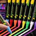 【Limited edition】 Chalk Erasable Highlighter Fluorescent Marker Pen for Whiteboard Graffiti Advertisement Chalkboard Tool. 