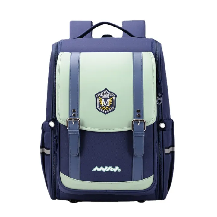 2022%20Spring%20Primary%20School%20Student%20Schoolbag%20British%20Style%202-4-6%20Grade%20Children's%20Backpack%20Wing%20Leopard%20Boys%20and%20Girls%20Wear-Resistant%20-%20Image%205