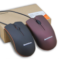 LENOVO-M20 Wired USB Gaming Mouse - Desktop Optical Mouse Usb Wired Compatible With Windows Pc Desktop Computer and Laptop Black. 