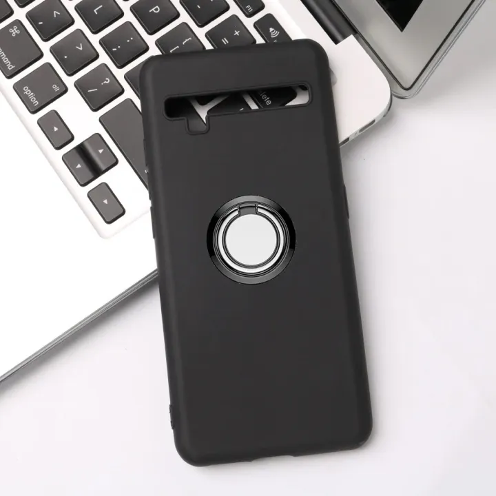 For TCL 10 Pro 6.47 TCL10Pro TCL10 10Pro T799B, T799H Back Ring Holder Bracket Phone Case Smartphone TPU Soft Silicone Cover