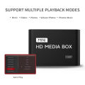 RSH Mini Media Player 1080P/4K HD/AD player Media Box iptv Box Video Multimedia Player Full HD for USB storage MMC/SD/SDHC card.