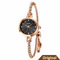 SKMEI 1854 Luxury Design Women Fashion Quartz Watch - Black Color. 