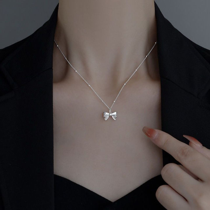 Fashion%20Simple%20Bow%20Necklace%20Women%20Pendant%20Clavicle%20Chain%20Luxury%20Jewelry%20For%20Wedding%20Party%20Female%20Gifts%201Pcs%20-%20Image%203