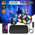 Smart Ambient TV Led Backlight For 4K HDMI 2.0 Device Sync Box Led Strip Lamp PC Monitor Back Lights Kit Works with Alexa Google.