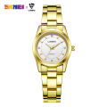 Skmei X Liebig New Women fashion watches quartz waterproof watch stainless steel elegant wristwatches ladies clock l4005. 