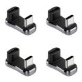 4X 180 Degree Angle USB C Adapter USB-C PD Charging Tablet USB C U Shape Converter C-C 20G 140W.