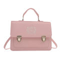 Japanese new JK uniform bag one shoulder hand double shoulder black hand-held Cambridge bag college style postman simple bag. 