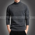 Premium Quality Dark Gray Color Cotton High Neck Full Sleeve Sweater  for Men. 