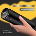 Stainless Steel Vacuum Thermal Flask 500 ml Smart Insulated Bottle with Temperature Display Hot Water, Coffee, Tea, Sport, Travel Bottles. 