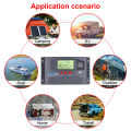 50A Solar Charge Controller Smart  Controller Non Led Display Dual USB Voltage Show Load Ampere 12v 24v. 