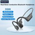 PARAMITA DG08 Conduction Headphone Wireless Bluetooth Headset with MIC BT 5.3 IPX7 Waterproof for Sport Running Workouts Driving. 