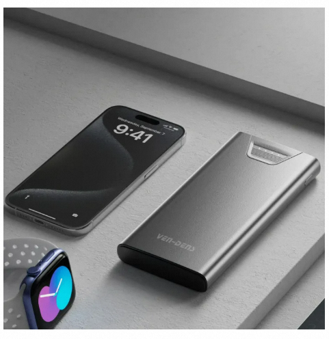 VEN-DENS%2010000mAh%20Power%20Bank%20VD-PB041%20Fast%20Charging%20Portable%20Charger%20%7C%20Dual%20USB%20Output%20%7C%20LED%20Indicator%20%7C%20Smart%20Protection%20%7C%20Slim%20&%20Lightweight%20Powerbank%20for%20Android,%20iPhone%20&%20All%20Devices%20-%20Image%202
