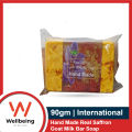 Real Saffron Goat Milk Bar Whitening Hand Made Soap 90gm. 