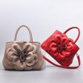 Gykaeo Luxury Handbags Women Bags Designer PU Leather Floral Tote Bag Ladies Casual Flower Messenger Shoulder Bags Bolsos Mujer.