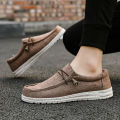 Spring Sunmmer Classic Men's Canvas Loafers Lightweight Breathable Casual Shoes Men Big Size Slip on Boat Shoes Men Espadrilles Wearhouse.