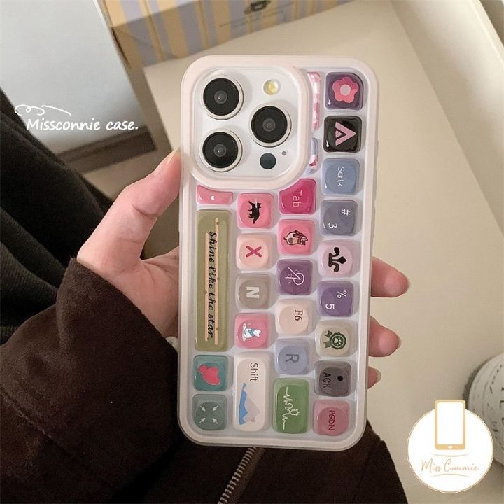 Cartoon%20Flower%20Black%20Kitten%20Love%20Heart%20Cat%20Candy%20Color%20Cover%20Compatible%20for%20IPhone%20Air%2017%2016%2013%2015%2014%2012%2011%20Pro%20Max%2016%2011%2015%2013%2012%2014%20Pro%203D%20Keyboard%20Stress%20Relief%20Entertainment%20Soft%20Case%20-%20Image%204