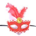 Woman Masquerade Mask Cosplay Luxury Peacock Feathers Half Face Mask Party Halloween Dress Up Costume Lady Mask. 