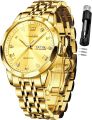 Ol-evs 9931 Replica Stainless Steel Top Brand Quartz Fashionable Wrist Couple Watch For Men-Women Watch For Men.