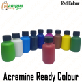 Acramine Ready Colour for Febric Paint(White, Black, Red, Yellow, Cobalt Blue, Ultramarrine, Light Green, Deep Green, Brunt Umber and Megenta). 