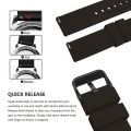 Fashion Watch Straps 14/16/18/19/20/21/22/24 mm Silicone Samsung Galaxy, Garmin Huawei Soft Rubber Watch Bands Multiple Colors.