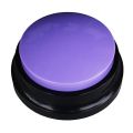 Recordable Pet Starter Talking Speaking Voice Buttons Dog Intelligence Training Bell Communication Toys 20S Command Recording.
