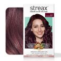 Streax Creme Permanent - 3.16 Burgundy Hair Colour- 140ml/ 60ml, 100% Grey Coverage, Ammonia Free, Long Lasting For Women. 
