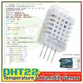 DHT22 Asair AM2302 Digital Temperature and Humidity Sensor DHT-22 DIY KIT for Made Hygrometer Humidity and Temperature Controller use in Arduino Uno R3 Replace DHT11 DHT21 18B20 LM25Dz SHT11 SHT15 Sensors.