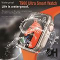 DEs T900 Pro Ultra Smart Watch for Men Women 2.09" Full Touch Wireless Charging Touch Screen Bluetooth Call Sports Sleeping Monitoring Smartwatch Series 8. 